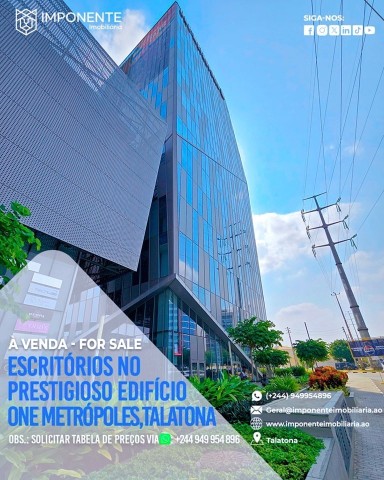 A Venda ONE METROPOLIS, O SEU ESPAÇO EXCLUSIVO EM TALATONA