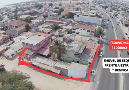 Espaço comercial de 1 linha, com 30x40, 1200m2, no Benfica.